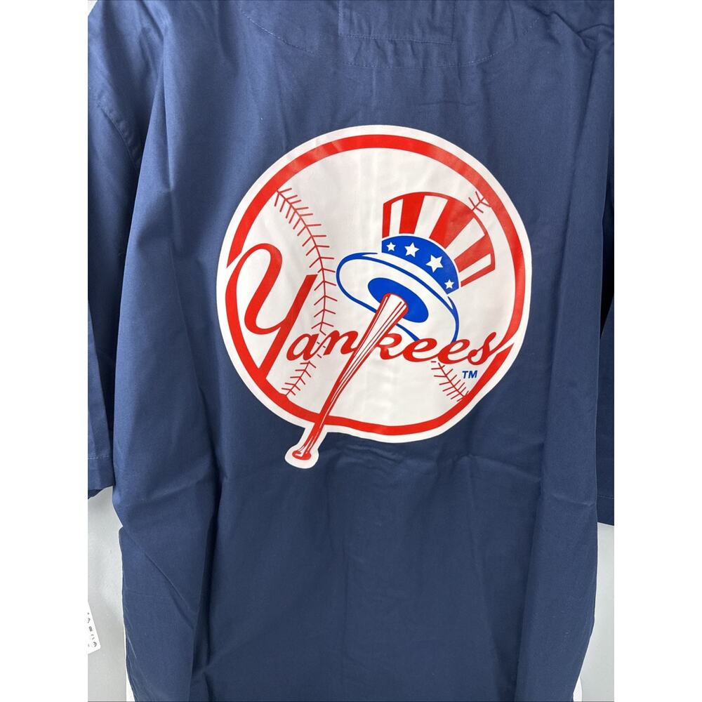 Genuine MLB Overshirt New York Yankees Men's 3XL Coach Button Jacket